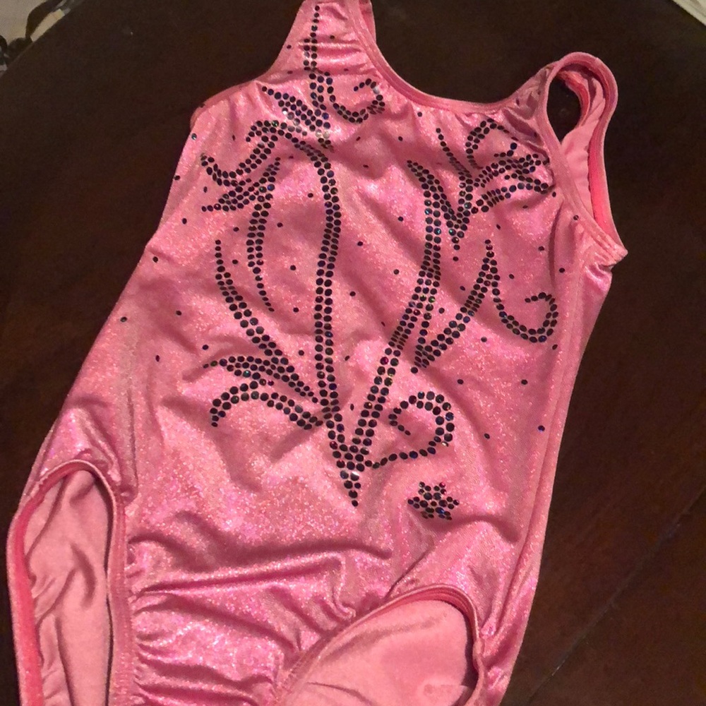 AXS Snowflake gymnastics leotard